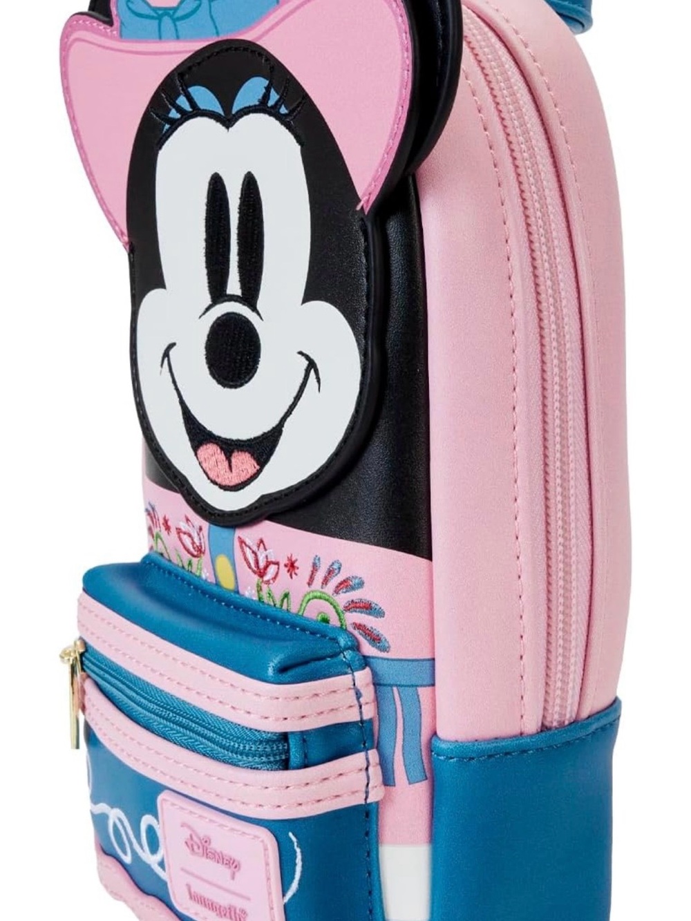 New! Loungefly Disney Western Minnie MINI Backpack Pencil Case NEW WITH TAGS NWT - Picture 7 of 10